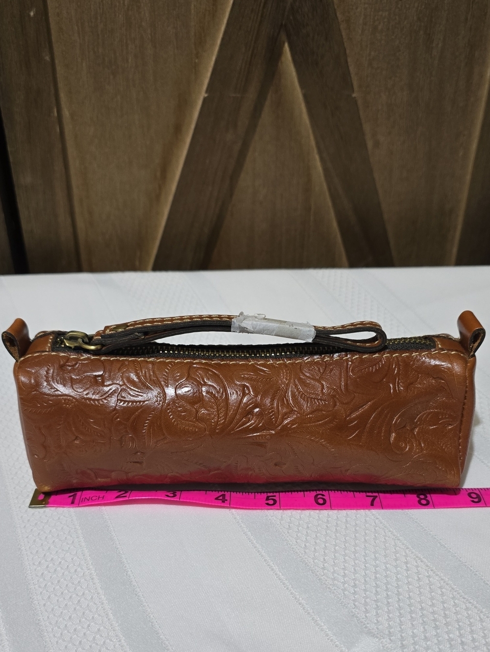 NWOT Patricia Nash Leather Isla Oblong Wristlet/Case